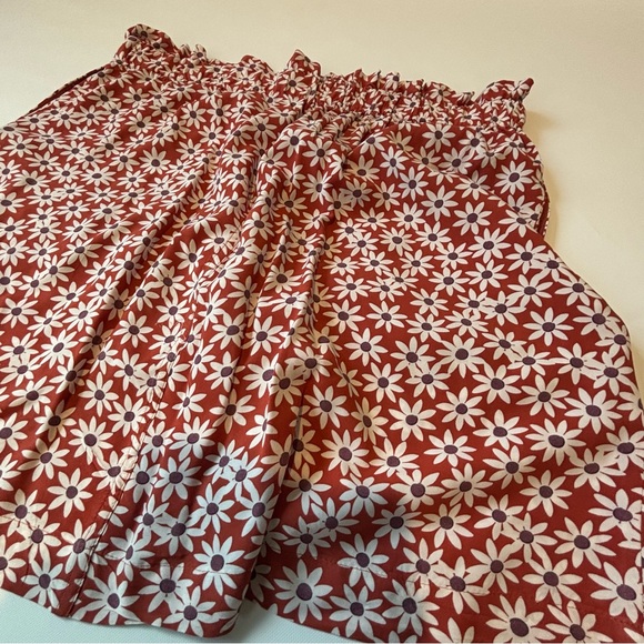 Madewell Women Paperbag Button-Front Mini Skirt in Falling Daisies Size XL - Picture 9 of 10